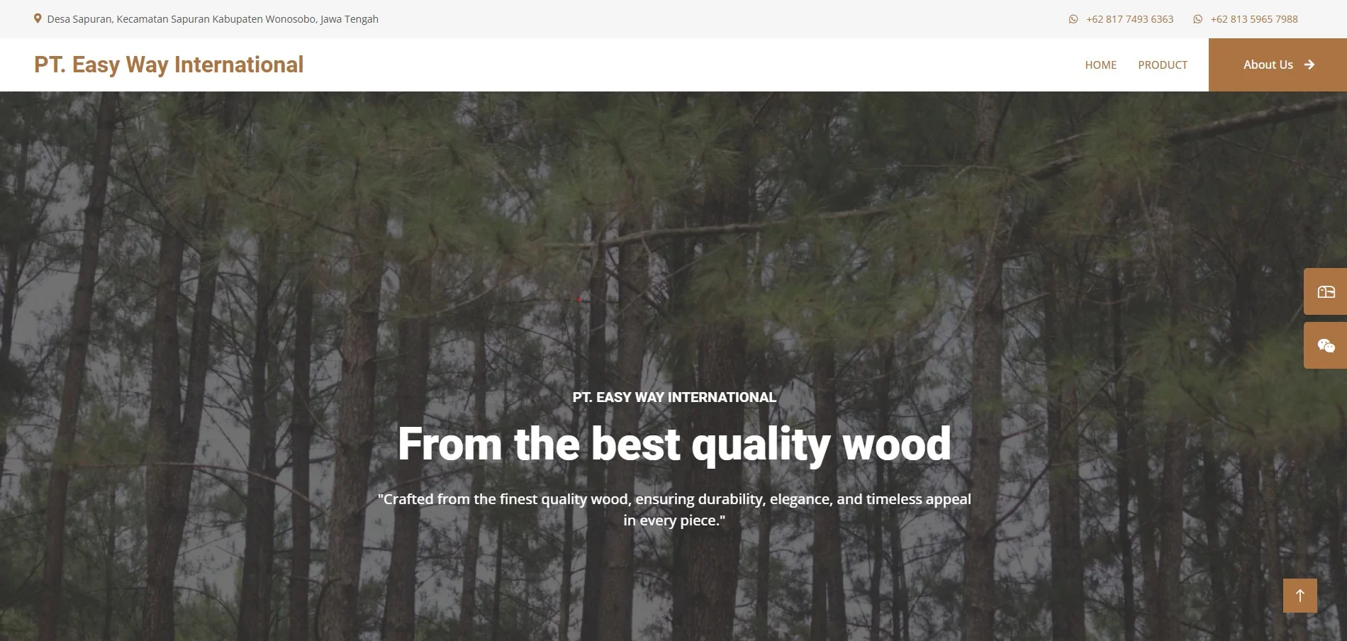 PT. Easy Way International Website